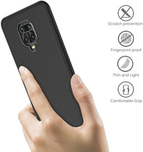 Carica l&#39;immagine nel visualizzatore di Gallery, iBetter per Xiaomi Redmi Note 9S /Xiaomi Redmi Note 9 PRO Cover, Ultra Sottile di Gomma, Custodia Protettiva Antiurto,per la Xiaomi Redmi Note 9S /Xiaomi Redmi Note 9 PRO Smartphone.(Nero)