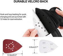 Carica l'immagine nel visualizzatore di Gallery, S SATC Mouse Carta Vetrata Mouse Levigatrice Pad 50 PC Mouse Dettaglio Levigatrice Carta Vetrata 60/80/120/150/220 Grana Palm Sander Carta Vetrata 12 Fori Mouse Levigatrice Carta Vetrata