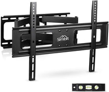 Carica l&#39;immagine nel visualizzatore di Gallery, SIMBR Supporto per TV da Parete per TV 32-70&quot; 3D QLED OLED LED LCD Staffa per Televisore Piatto Inclinabile e Girevole (Vert. + 5 ° ~ -12 °,orizz. +/- 90°) Televisori Mobile Braccio VESA 600 x 400 mm