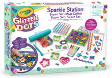 Carica l&#39;immagine nel visualizzatore di Gallery, Crayola Glitter Dots - Sparkle Station Super Set, per Creare Scintillanti Decorazioni con il Glitter Modellabile, 04-1085