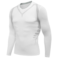 Carica l&#39;immagine nel visualizzatore di Gallery, Amzsport, maglietta da uomo a compressione, a maniche lunghe, funzione... - Ilgrandebazar