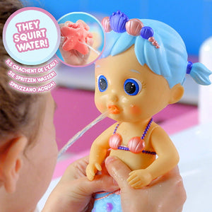 Bloopies Mermaids Sirenetta Sweety, Bambola amici del Bagnetto, Coda da Sirena Cambia di Colore, Giocattolo da Bagno per Bambina i Bambino