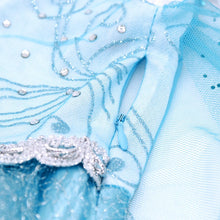 Carica l&#39;immagine nel visualizzatore di Gallery, AmzBarley Vestito da Principessa Regina delle Nevi Abito 3-4 anni, Blu - Ilgrandebazar
