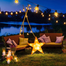 Carica l&#39;immagine nel visualizzatore di Gallery, Catena Luminosa Esterno,VIFLYKOO 36 FT Catena Luci Stringa con 30 lampadine 5 lampadine di Ricambio G40 Bianco Caldo Impermeabile Decorazione da Esterno e Interno per Festa,Giardino, Natale,Matrimonio