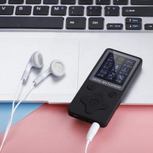 Carica l'immagine nel visualizzatore di Gallery, Lettore Musicale MP3 / MP4 Supporto Digitale Portatile Ricaricabile Scheda TF da 32 GB(Black)