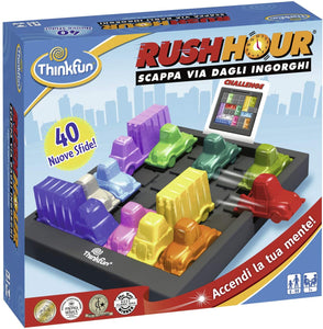 ThinkFun 76300 Rush Hour, Gioco di Logica, per 1+ Giocatori, Età 8+ (Versione Italiana)