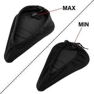 Zacro Sella Bici Morbida Professionale per Ciclismo, Sellini per Bicicletta City Bike Mountain Bike, Coprisella Cyclette Gel con Copertura Impermeabile e Antipolvere