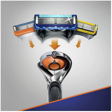 Carica l'immagine nel visualizzatore di Gallery, Gillette Fusion5 Proglide Regolabarba Uomo, Rasoio a Mano Libera, 10 Lamette da Barba (da 5 Lame), Manico Ergonomico con Tecnologia Flexball, Fino a 1 Mese di Rasatura con 1 Lametta