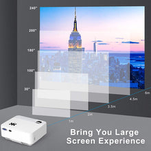 Carica l&#39;immagine nel visualizzatore di Gallery, VILINICE HOPVISION Mini Proiettore 1080P Full HD,Video Proiettore Portatile 6500 Lumen con Display da 240”,Proiettore LCD per 90000 ore,Compatibile con HDMI/AV/USB/SD/VGA