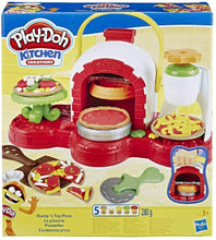 Carica l'immagine nel visualizzatore di Gallery, Hasbro Play-Doh Play-Doh-La Pizzeria (playset con 5 vasetti di pasta da modellare), Multicolore, E4576EU4
