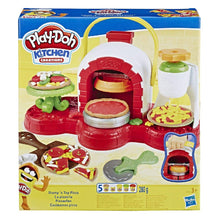 Carica l&#39;immagine nel visualizzatore di Gallery, Hasbro Play-Doh Play-Doh-La Pizzeria (playset con 5 vasetti di Pasta da Modellare), Single, Multicolore, E4576EU4