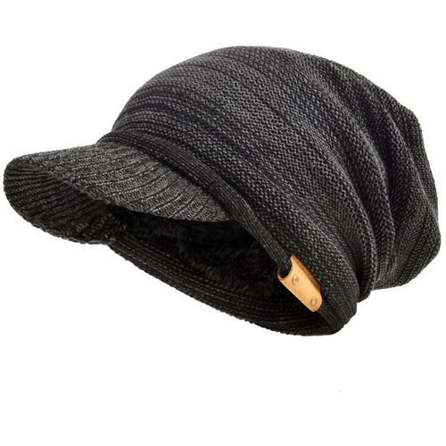 VECRY Uomo Berretti in Maglia Cappellini Skull Cotton Slouch Beanie...