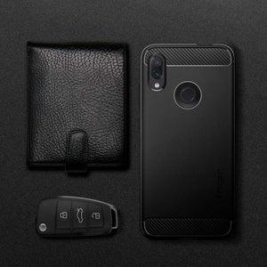 Spigen Rugged Armor, Cover Xiaomi Redmi Note 7/ 7 PRO, Nero - Ilgrandebazar