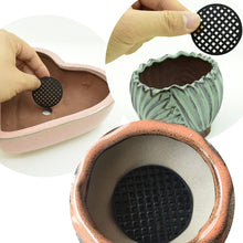 Carica l&#39;immagine nel visualizzatore di Gallery, GreeStore 50 pz Flower pot maglia Pad, giardino, guarnizione 4,5 cm, Nero - Ilgrandebazar