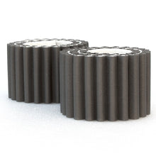 Carica l&#39;immagine nel visualizzatore di Gallery, Wall Bumper di leggerodesign | Paracolpi Garage per 2 Strisce, Nero - Ilgrandebazar