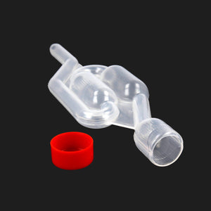 Lantelme 4104 set 2 pezzi tappo / tubicini di fermentazione in plastica - Ilgrandebazar