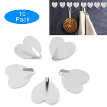 Carica l&#39;immagine nel visualizzatore di Gallery, Huker 10 Ganci Adesivi Impermeabile in Acciaio Inox, Appendini... - Ilgrandebazar