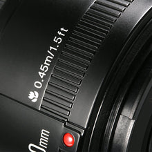 Carica l&#39;immagine nel visualizzatore di Gallery, Yongnuo YN 50mm F/1.8 AF/MF Large Aperture Auto Focus Lens Per Canon - Ilgrandebazar