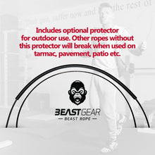 Carica l&#39;immagine nel visualizzatore di Gallery, Corda per saltare della Beast Gear - Corda veloce per Crossfit, Pugilato, MMA. Peso leggero con lunghezza regolabile e meccanismo a cuscinetto a sfera resistente – Perfetta per i Double Unders