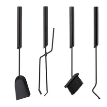 Carica l&#39;immagine nel visualizzatore di Gallery, Relaxdays, Nero Accessori da Camino, 5 Pezzi, con 61 x 28,5 x 16 cm,