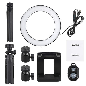 Zacro Ring Light LED, LED Luce ad Anello for YouTube Video and Makeup, LED... - Ilgrandebazar