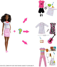 Carica l&#39;immagine nel visualizzatore di Gallery, Barbie Carriere Abiti a Sorpresa, Bambola Afroamericana con 2 Vestiti e Accessori da Scoprire, per Bambini 3+ Anni, GFX85