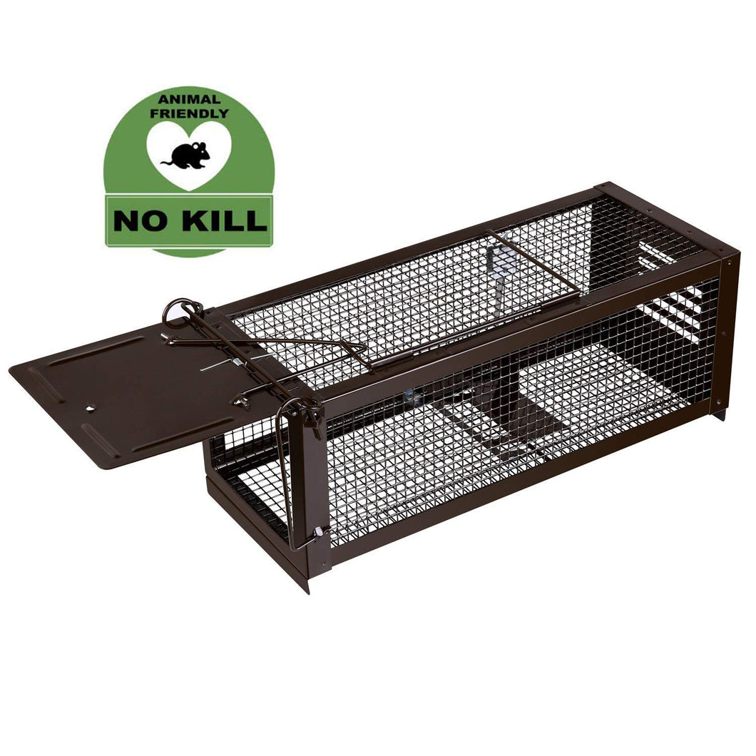 RatzFatz Gabbia Trappola in Metallo per Catturare Animali Vivi di 1 Pcs - Ilgrandebazar