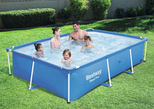Carica l'immagine nel visualizzatore di Gallery, Bestway 56403 Piscina rettangolare fuoriterra 259x170x61 cm, Blue