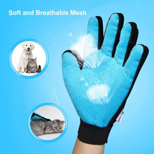 Carica l'immagine nel visualizzatore di Gallery, Zellar Guanto Spazzola per Animali Massaggio Pulizia, 2 Pezzi Deshedding Massaging Tool per Cani E Gatti Double-Sided Disponibile Pelo La Pulizia E Elimina Morti Peli Guanto Spazzola
