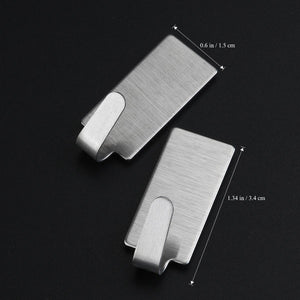 NUOLUX Adesivo in acciaio inox asciugamano ganci rack Argento - Ilgrandebazar