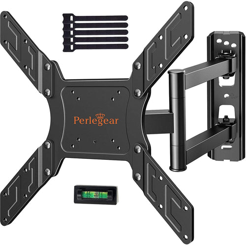 Perlegear PGMFK6 Supporto TV con Braccio 23-55 pollici da parete, Nero