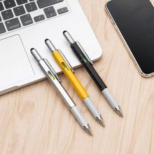 Carica l&#39;immagine nel visualizzatore di Gallery, Leenou 3pcs Penna Multifunzione, 6 IN 1 Utensili Fai Da Te, 2019 giallo - Ilgrandebazar
