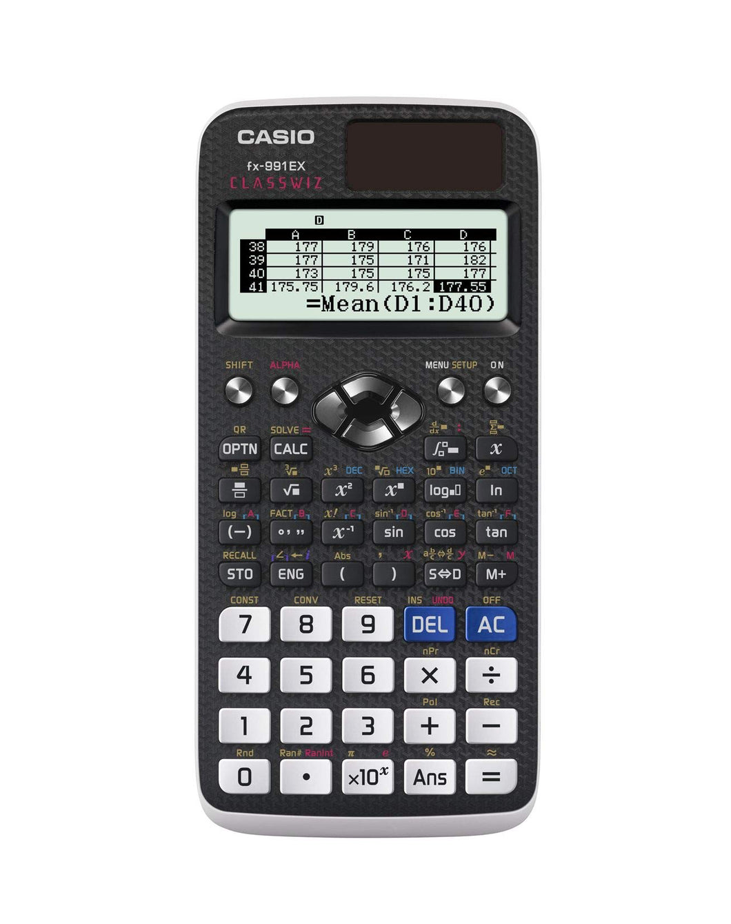 CASIO FX-991EX calcolatrice scientifica - 552 funzioni, No, Nero/Bianco - Ilgrandebazar