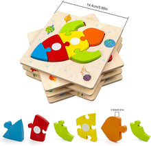 Carica l'immagine nel visualizzatore di Gallery, Comius Sharp Puzzle di Legno Set, 6 Pezzo Giocattoli Puzzle in Legno, Educativo Giocattoli Giochi Set Regalo, Giocattoli Montessori per 3 4 5 Anni Bambina Bimbo Ragazza Ragazzo (Trolley)
