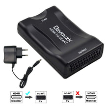 Carica l&#39;immagine nel visualizzatore di Gallery, Ozvavzk Convertitore HDMI a SCART Adattatore Composito Video HD to Scart - Ilgrandebazar