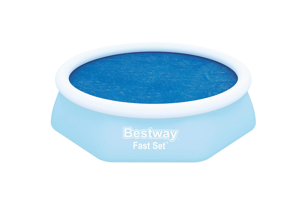 Best Way 58060 Telo Termico Fast Set Rotondo da 244 cm (8 Feet), Multicolore - Ilgrandebazar