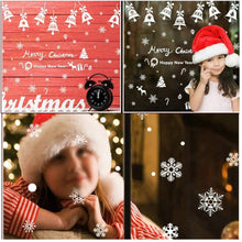Carica l'immagine nel visualizzatore di Gallery, Feliciay 274pcs Fiocchi Di Neve Natalizi Adesivi Elettrostatici Per Finestre Riutilizzabili Decorazioni Per Fiocchi Di Neve Ornamenti Albero Natale Vetro Festa Babbo Natale Regali (16 Fogli)
