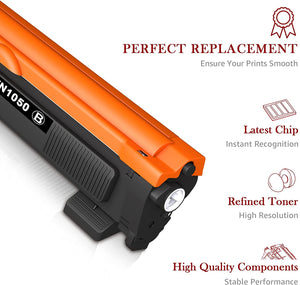 Toner Kingdom - 3 Cartucce Toner Compatibili per Brother TN1050 Sostituzione TN-1050 per Brother HL-1112 HL-1110 HL-1210W HL-1212W DCP-1510 DCP-1610W DCP-1612W DCP-1512 MFC-1810 MFC-1910W (3 nero) TN1050 3B