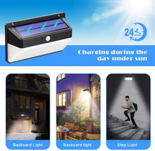 Carica l&#39;immagine nel visualizzatore di Gallery, Lampade Solari a da Led Esterno,【 Alta Efficienza 228LED-2200mAh】VOOE Luce Solare Led Esterno Sensore di Movimento 3 Modalità Luci Esterno Energia Solare Impermeabile IP65 per Giardino -2 Pezzi