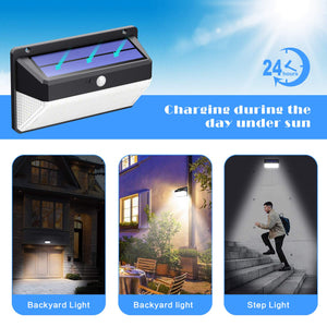 Lampade Solari a da Led Esterno,【 Alta Efficienza 228LED-2200mAh】VOOE Luce...