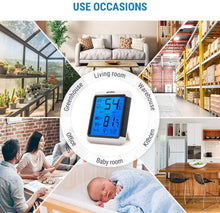 Carica l'immagine nel visualizzatore di Gallery, UMI. Essentials - Igrometro Digitale Termometro Interno Misuratore di Temperatura e umidità Ambiente con Retroilluminazione per Casa
