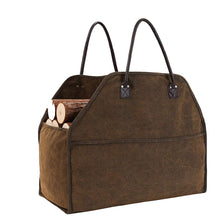 Carica l&#39;immagine nel visualizzatore di Gallery, Trasportatore di tronchi tela 23.6&quot; x 10.6&quot; x 11.6&quot; inches, Marrone - Ilgrandebazar