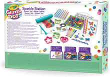 Carica l&#39;immagine nel visualizzatore di Gallery, Crayola Glitter Dots - Sparkle Station Super Set, per Creare Scintillanti Decorazioni con il Glitter Modellabile, 04-1085