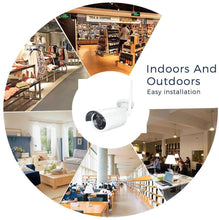 Carica l&#39;immagine nel visualizzatore di Gallery, WiFi Sistemi di sorveglianza Aottom 4 Canali 960P Telecamere Videosorveglianza WiFi Kit, 4X1.3MP Telecamera WIFI IP + 1X1080P WIFI NVR Senza HDD, Visione Notturna, Motion Detection, P2P, IP66