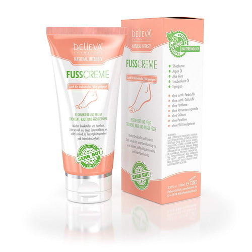 Believa Natural Intensiv - Crema Piedi - Rigenera e si prende cura dei 100ml - Ilgrandebazar