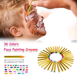 Natale Trucchi per Truccabimbi,Emooqi 36 Colori Fviso Body Paint 36 - Ilgrandebazar