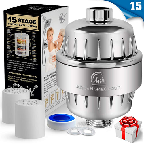 AquaHomeGroup Filtro doccia a 15 fasi, Doccia A 15 Fasi - Ilgrandebazar