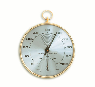 TFA 45,2007 - Metallico igrometro a Capello 3.50x10.20x11.30 cm, Brass - Ilgrandebazar