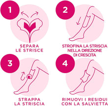 Carica l'immagine nel visualizzatore di Gallery, Veet Strisce Depilatorie Corpo e Gambe per Pelli Sensibili, 3 Confezioni da 16 Strisce