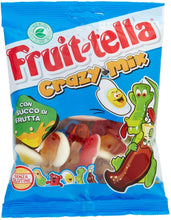 Carica l&#39;immagine nel visualizzatore di Gallery, Fruittella Crazy Mix Caramelle Gommose, Gusto Frutti Assortiti con Succo di Frutta, senza Glutine, Formato Busta da 175 g